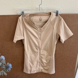 Tommie Copper Compression Back Support Front Zipper Znergy Top Sz M NWOT